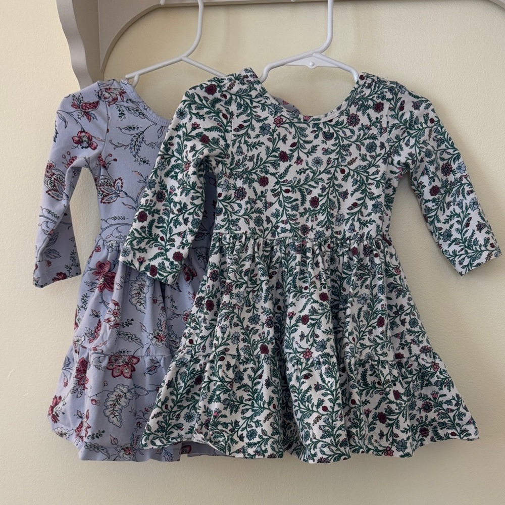 Janie and Jack Floral Swing Dress Set, Size 2T